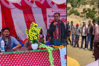 बैतडीको पञ्चेश्वरमा गरियो विपत जोखीम न्युनिकरण सम्बन्धी डेउडा कार्यक्रम